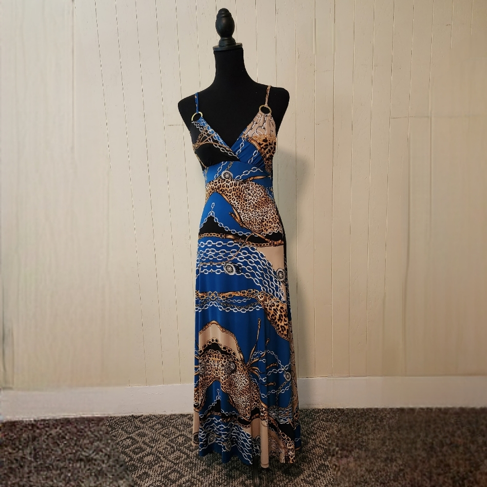 Versace Inspired Mob Wife Slip Dress